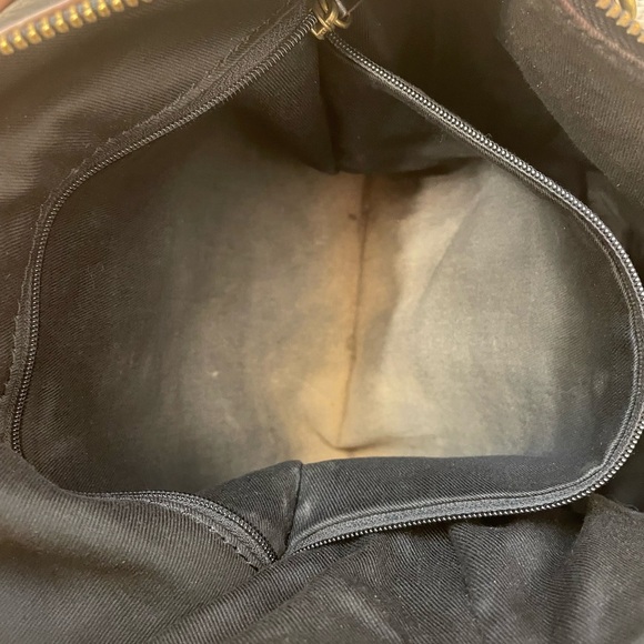 Fossil Black Leather Tote with Key Charm - Picture 5 of 9